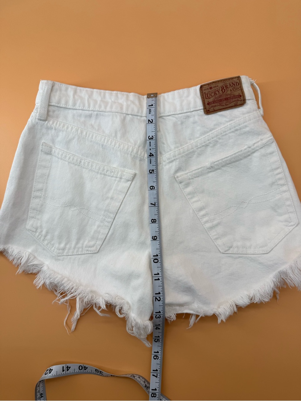 Lucky Brand Lucky Pins White Denim Shorts - Picture 6 of 6